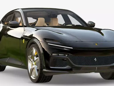 Ferrari Purosangue 2023 3D model