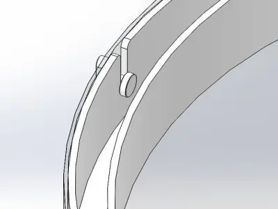 3D Printable face shield 3D print model