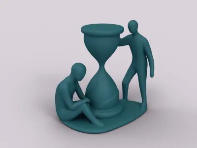 Flow of Time - A Symbol of Patience and Hope 3D print model