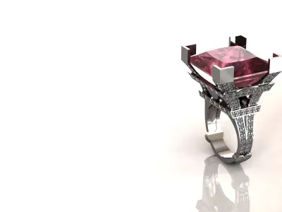 Ring Pasquale Bruni 2 3D print model