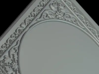 Round Frame 3D print model