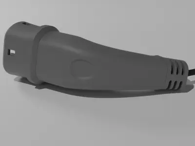 Electric Car Charger 3D model