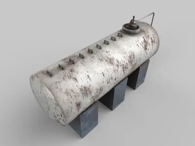 Oil tank 3D model