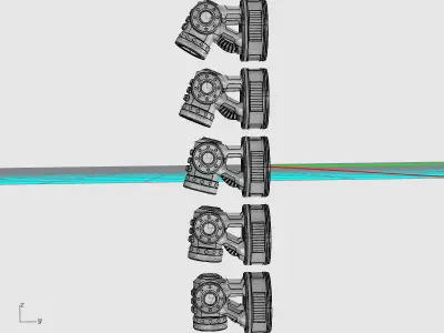 Suturus Pattern Upper Arms For Knights Free 3D print model