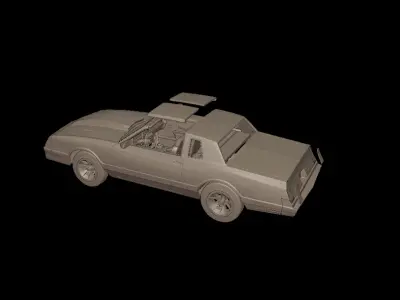 custom monte carlo 86 ss 3D PRINT MODEL 3D print model