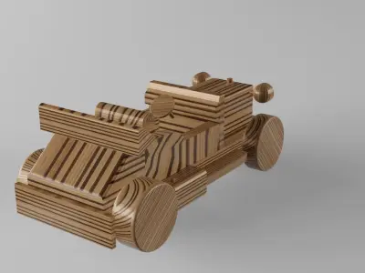 Retro car by ML-Design 3D model