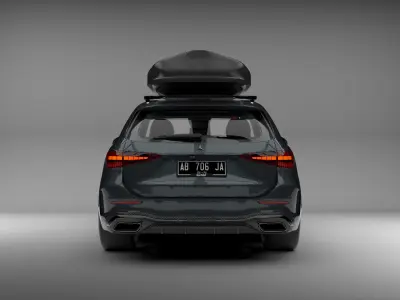 Mercedes benz C class estate 2021 3D model