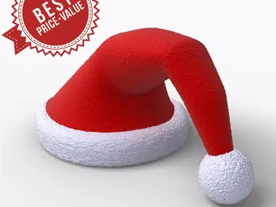 Christmas Cap 3D model