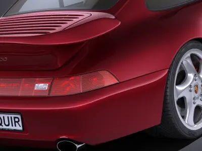 Porsche 911 993 Turbo 1995 VRAY 3D model