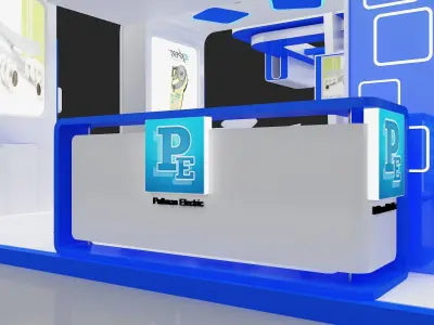 Booth Exhibition Stand a275 3D model
