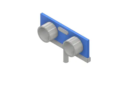 Ultrasonic sensor 3D model