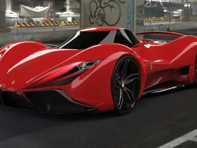 Ferrari F91 Concept 3D model