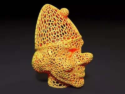 Clown lamp 3D print model