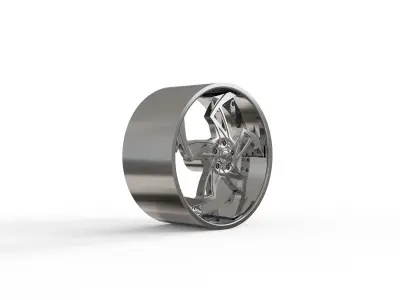 RUCCI FORGED fire CONCAVE WHEEL 3D print model