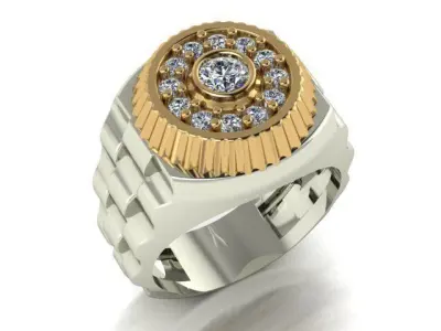 men ring 05 3D print model