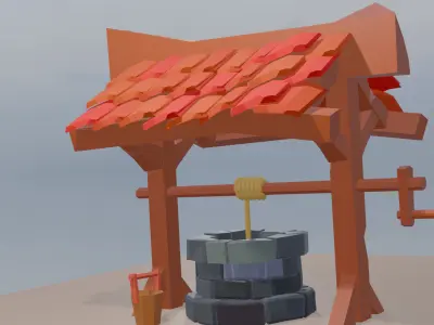 well model Free 3D model