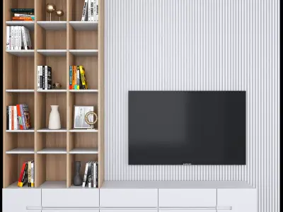 TV Wall Shkafulkin Stenka Dakota 3D model