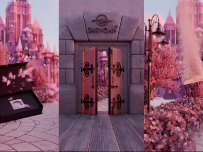 Fantasy land Disney land 3D model