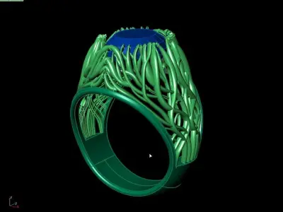 nature ring 3D print model