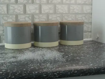 Tea And Coffee Jars Low-poly 3D model