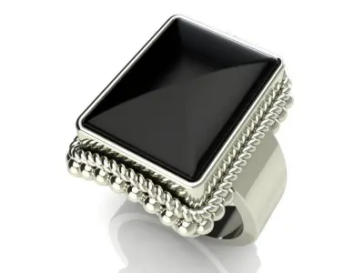 LUCIFER SERIES RING 3D print model