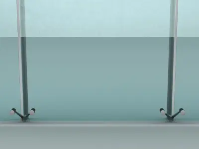 Spider Glass Object Cloner 3D model