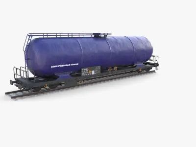 CFR Tanker Rail Car v2 3D model