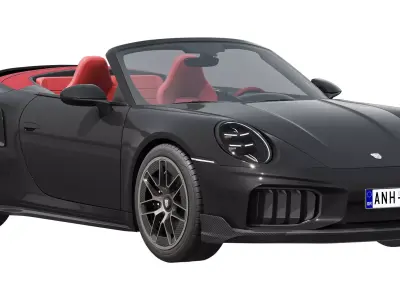 Porsche 911 Turbo S Cabriolet 2026 3D model