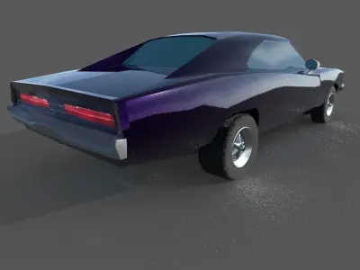 SUPER CHARGER Low-poly 3D model