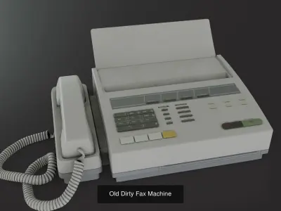 Old Office pack 3D Model Collection