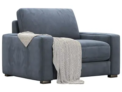 Remington Sofa 128 By Arhaus 3D model