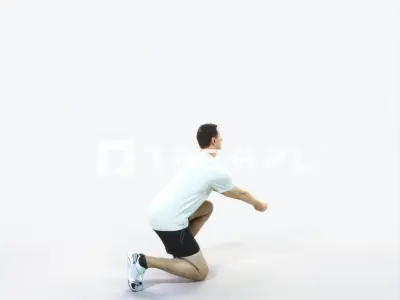 Romance 03D Volleyball Digging Sports Man Low-poly 3D model