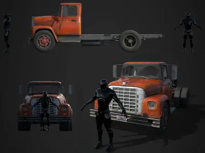 International Loadstar  Low-poly 3D model