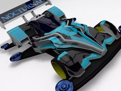 Mini 4WD Toys Low-poly 3D model