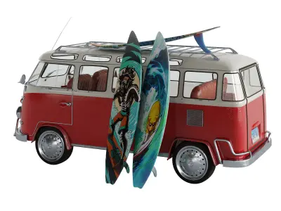Surf Truck 3D model