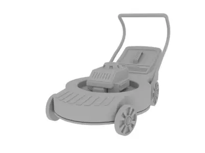 Lawn Mowers PBR 3D model