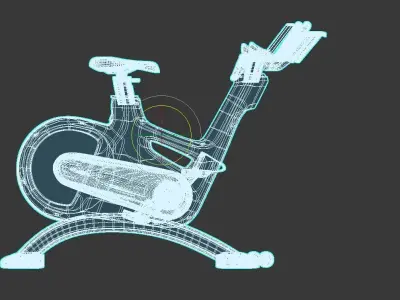 Bike Fitness 3D model