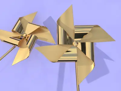 A Pinwheel 3D print model