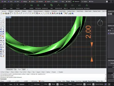 Special 9 mm Cuban chain ring 3D print model