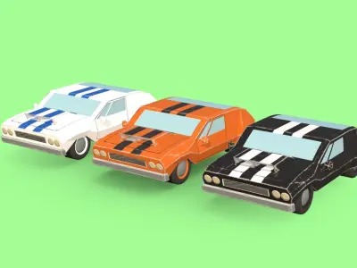 Stylized Race-Demolition Car Pack