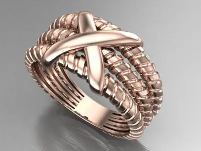 cross ring 3D print model