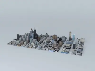 Big City 3D model