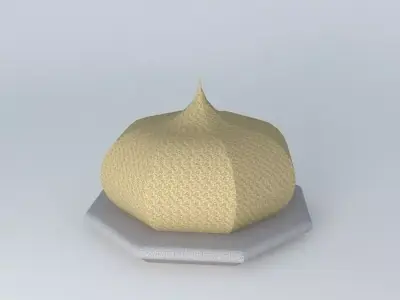 details islamic dome Free 3D model