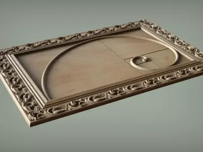 Golden ratio decor  3D print model