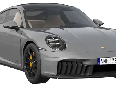 Porsche 911 Carrera GTS 2025 3D model by zifir3d