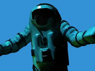Nuytco sport exosuit Low-poly 3D model