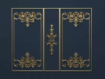 Decor ornament 3D model 02 3D model