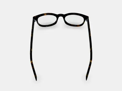 Durand Eyeglasses in Whiskey Tortoise 3D model