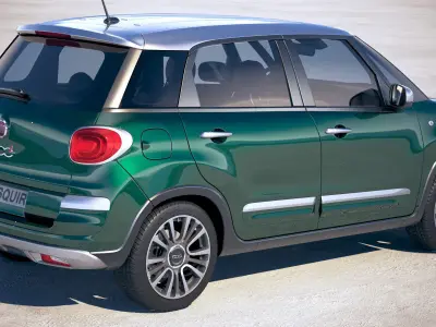 Fiat 500L Cross 2018 3D model