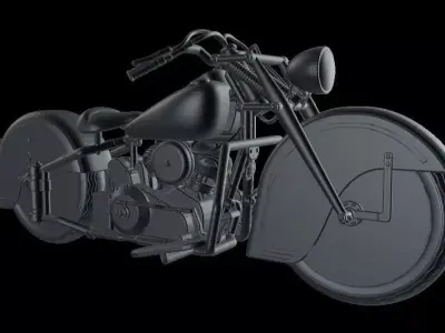 CUSTOM BIKE MODEL 1 3D print model